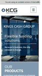 Mobile Screenshot of kingscashgroup.com